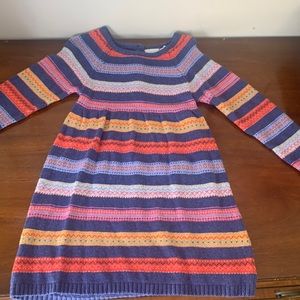 JoJo Maman Bebe girls sweater dress size 4-5